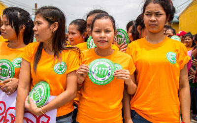 La CRL apoya a las trabajadoras de Camboya en su lucha por un salario de 177 dólares