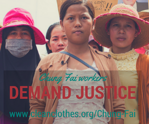 Marks&Spencer: paga lo que debes a las trabajadoras de Chung Fai, Camboya