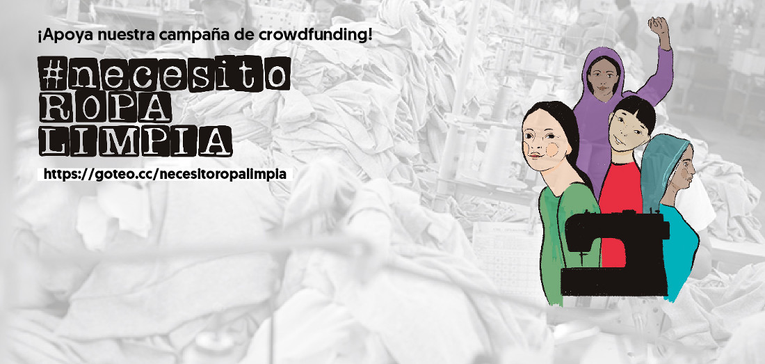 ¡Colabora con nuestro crowdfunding #NecesitoRopaLimpia!