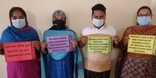 Trabajadores de Bangladesh exigen seguridad en sus fábricas