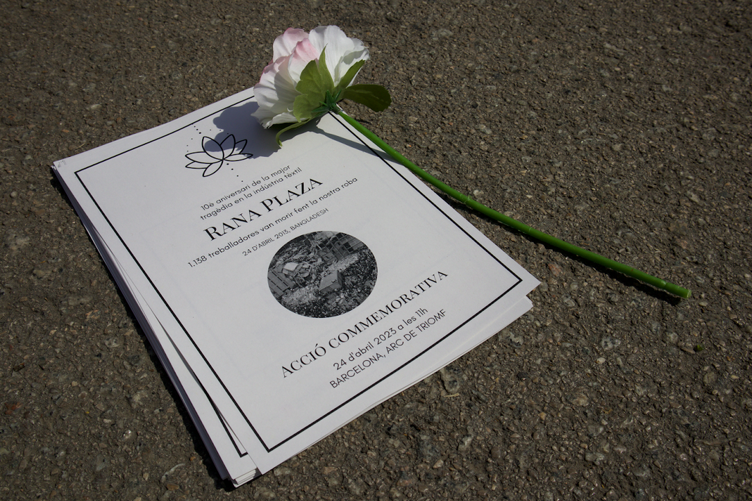 10 anys del Rana Plaza: homenatge a les 1.138 víctimes
